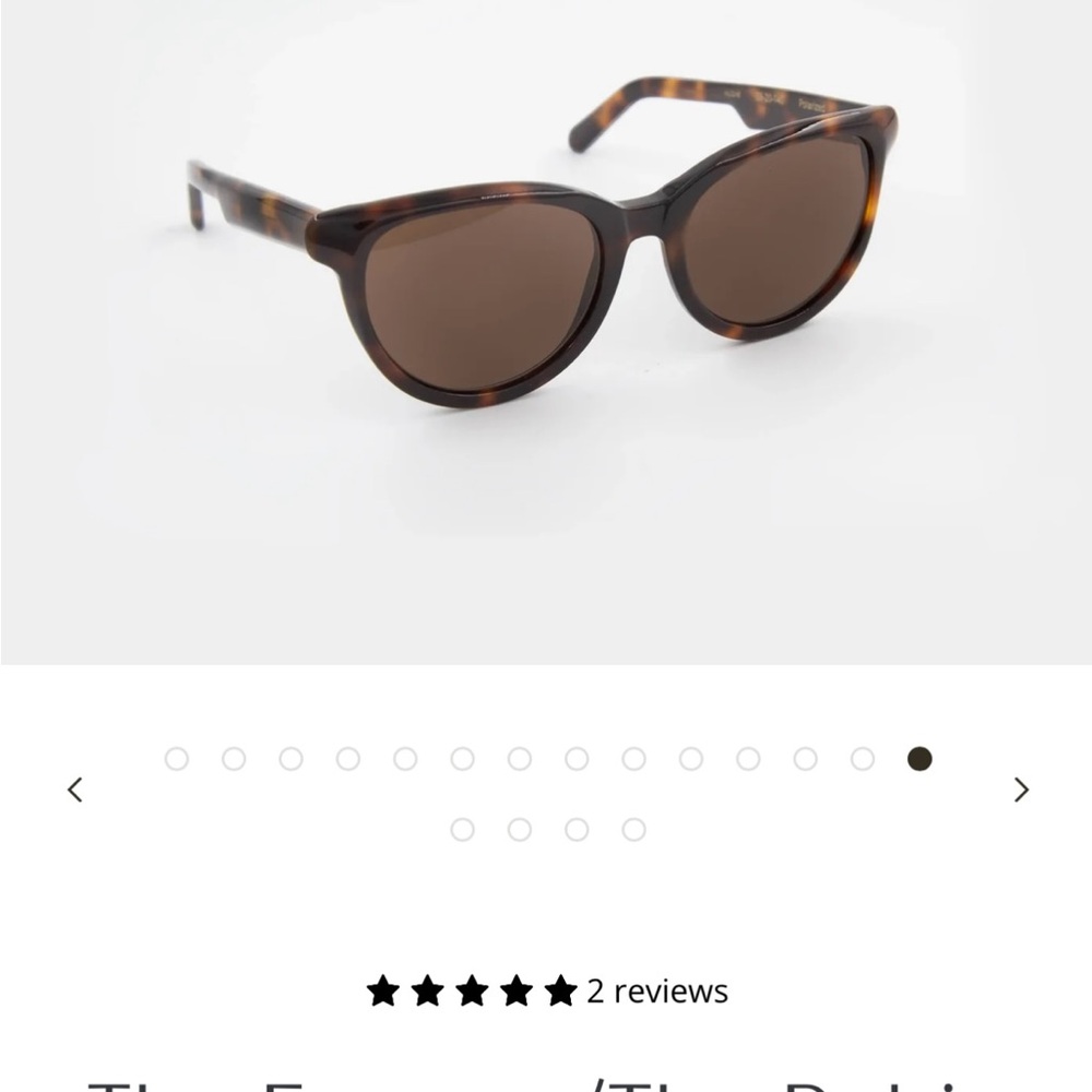 Grace de Monaco Tortoise Shell Women's Sunglasses - Picture 2 of 6